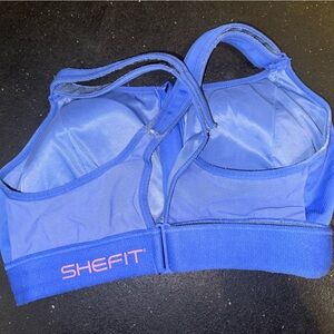 SHEFIT Electric Blue Ultimate Sports Bra High Impact